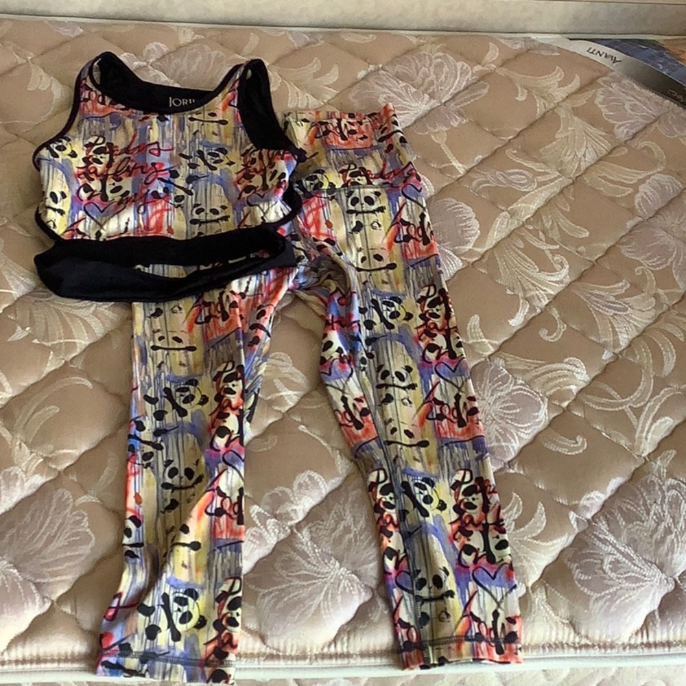 Tie dye workout set